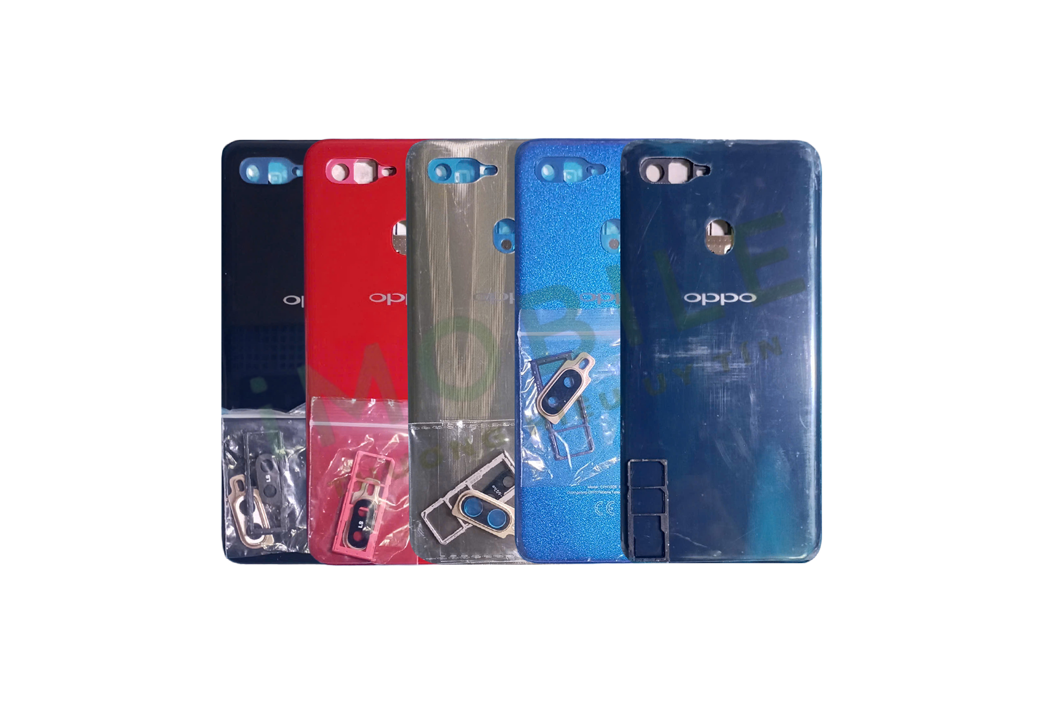 Bộ Vỏ Điện Thoại OPPO A5S màu đen, đỏ, vàng, xanh dương, xanh lá Bộ Vỏ Điện Thoại OPPO A5S màu đen, đỏ, vàng, xanh dương, xanh lá