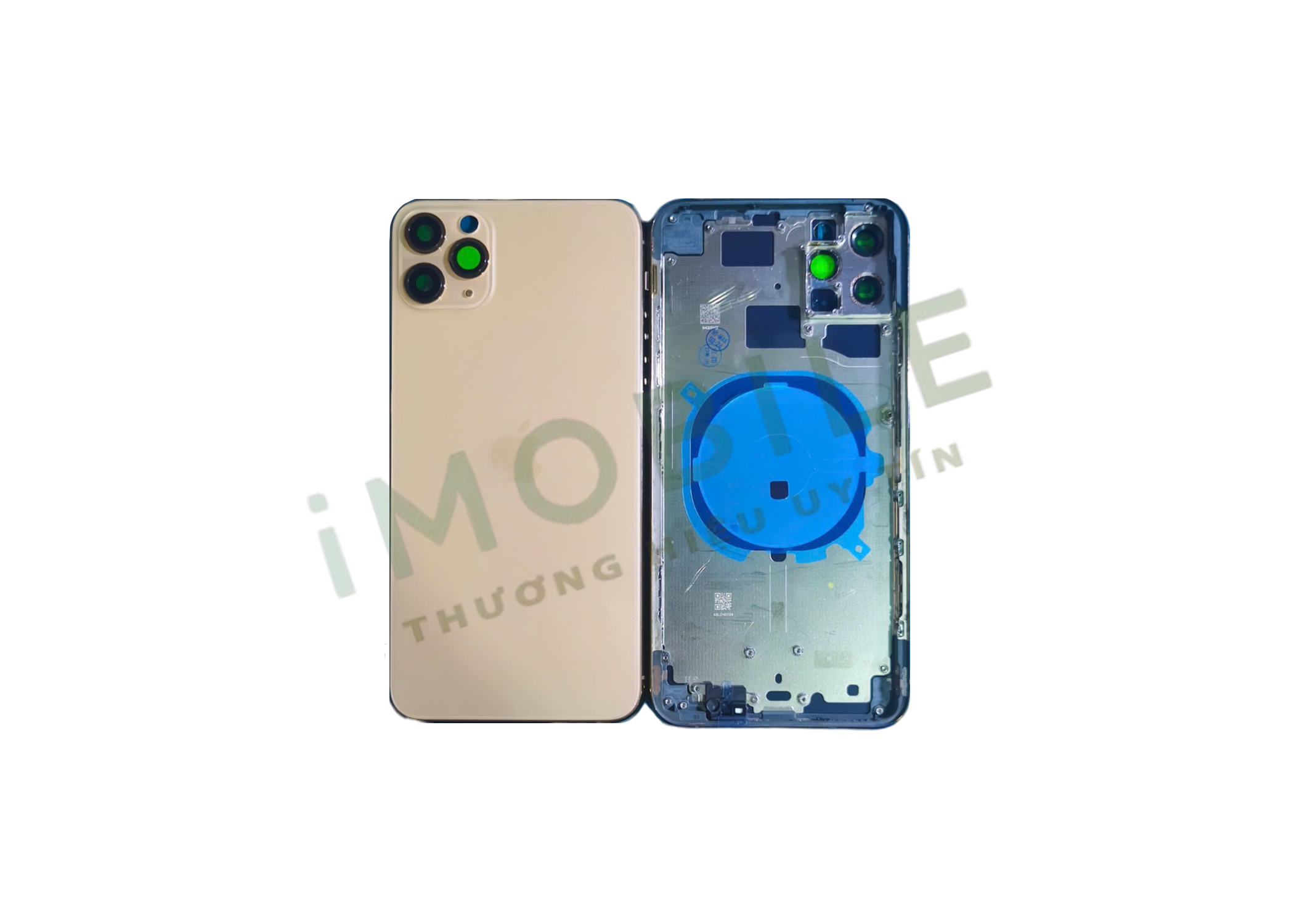 Bộ Vỏ iPhone 11 Pro Max Vàng Bộ Vỏ iPhone 11 Pro Max Vàng