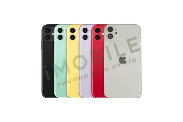 Vỏ iPhone 11 Full Bộ màu đen, đỏ, vàng, trắng, tím, xanh