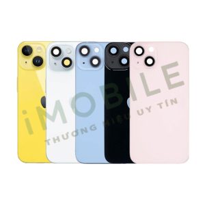 Bộ Vỏ iPhone 14 màu vàng, trắng, xanh dương, đen, hồng