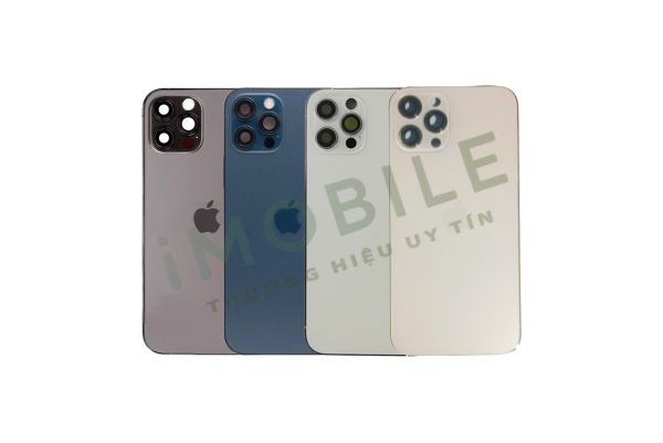 Bộ vỏ iPhone 12 Pro Max màu đen, xanh, trắng, vàng