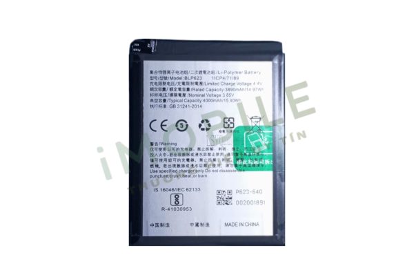 Pin OPPO F3 Plus, OPPO R9S Plus, BLP623 4000mAh