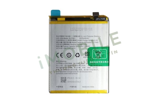 Pin Oppo F7, A3, BLP661 3400mAh