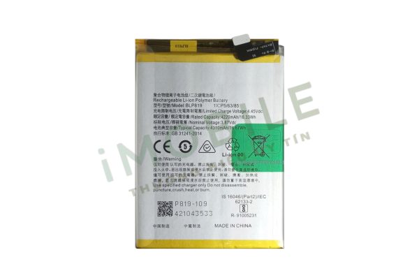 Pin Oppo Reno 5 4G, Reno 5 Lite, Reno 5Z, Reno 6 4G, Reno 6Z 5G, BLP819 4310mAh