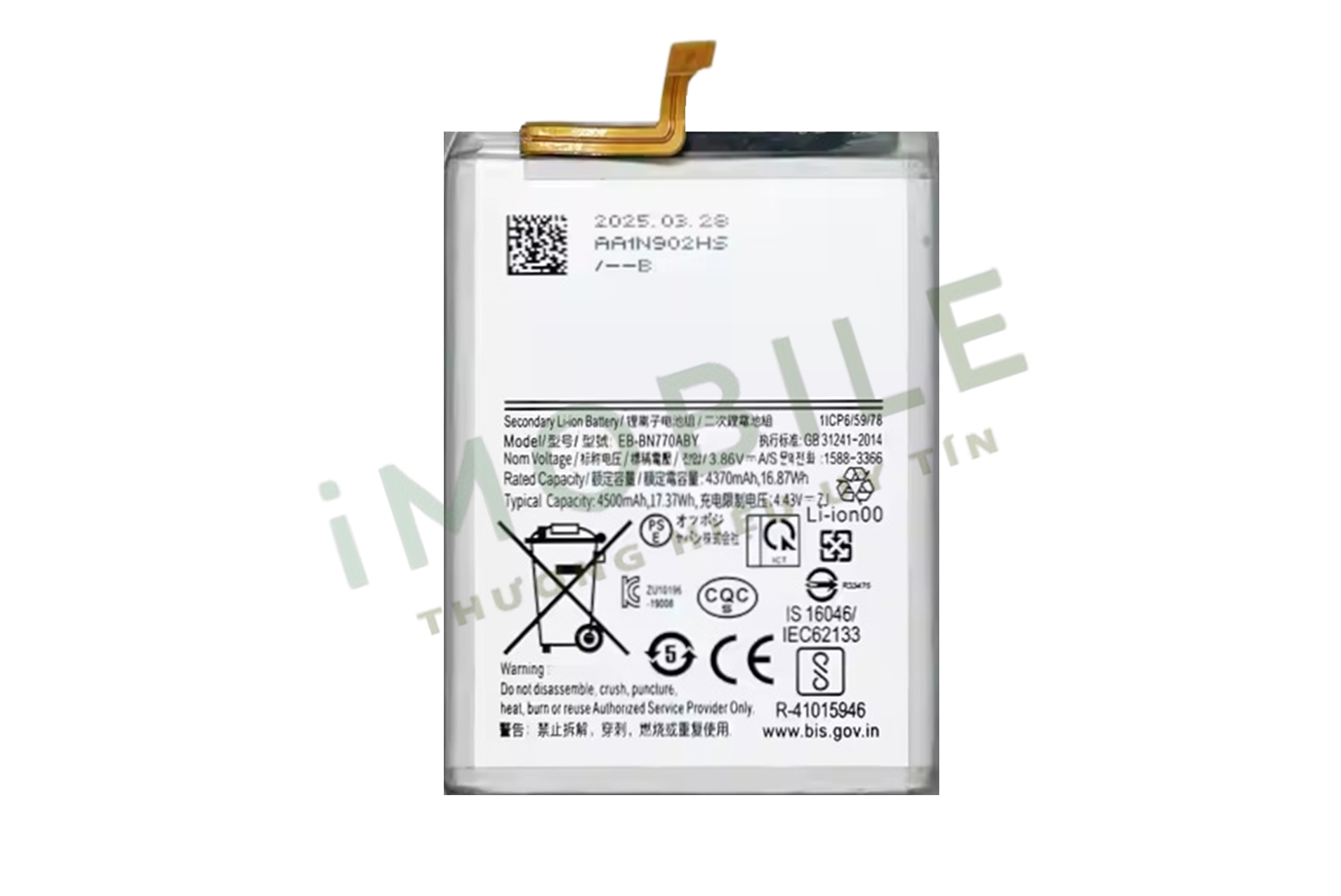 Pin Samsung NOTE 10 Lite, EB-BN770ABY 4500mAh Pin Samsung NOTE 10 Lite, EB-BN770ABY 4500mAh