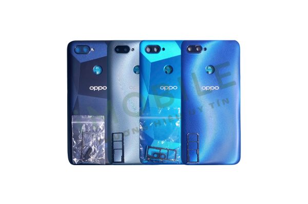 Vỏ Điện Thoại OPPO A12 Full Bộ màu đen, xám, xanh nước biển, xanh da trời