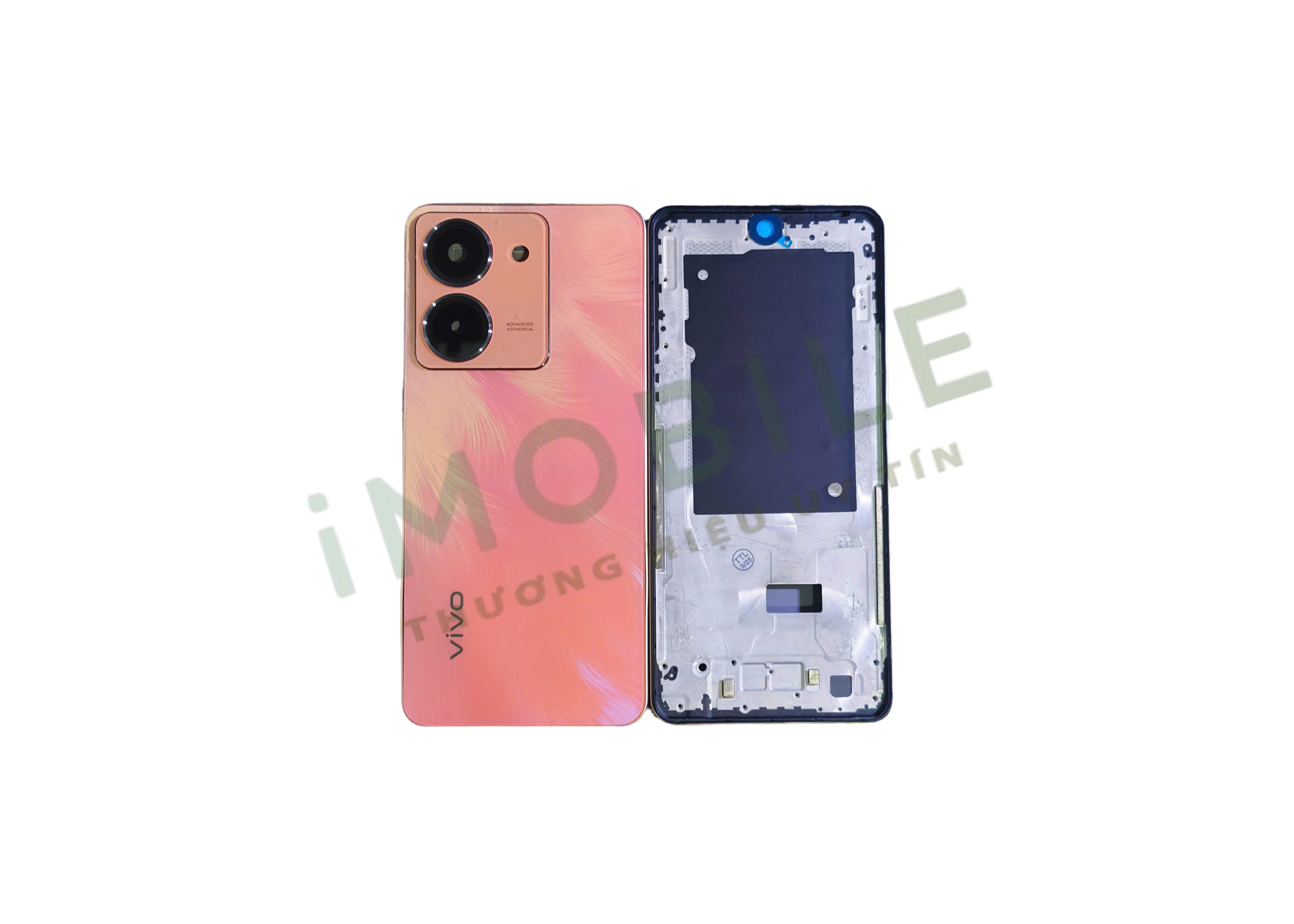 Vỏ Vivo Y36 Full Bộ Màu hồng Vỏ Vivo Y36 Full Bộ Màu hồng