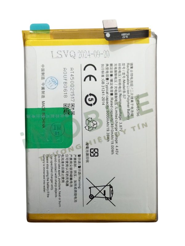 Pin Vivo B-S7/ Y15S/ Y16/ Y01 5000mAh