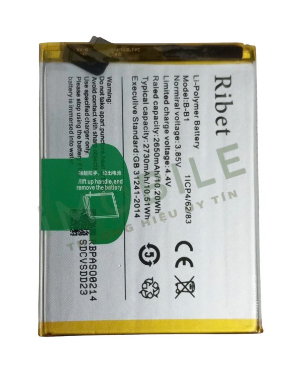 Pin Vivo B-B1/ Y55/ Y55S/ Y55L/ Y55A 2650/2730mAh