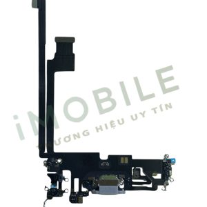 Cụm Chân Sạc iPhone 12 Pro Max Đen Zin