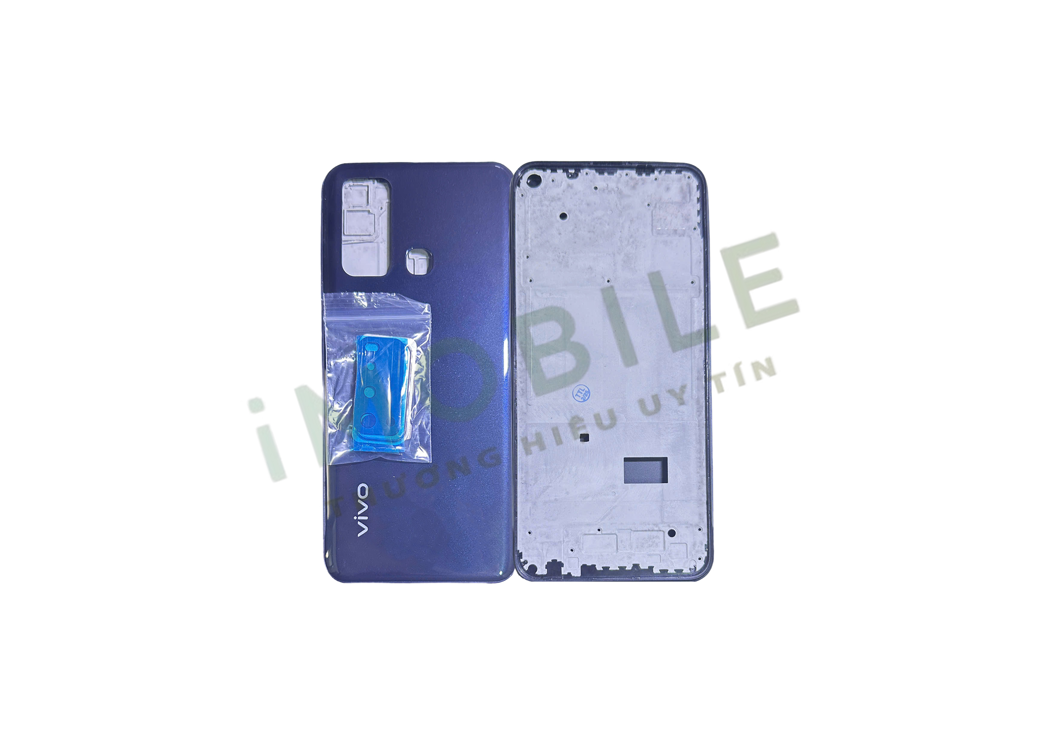 Vỏ Vivo Y30, Y50 Đen Có Khung Sườn