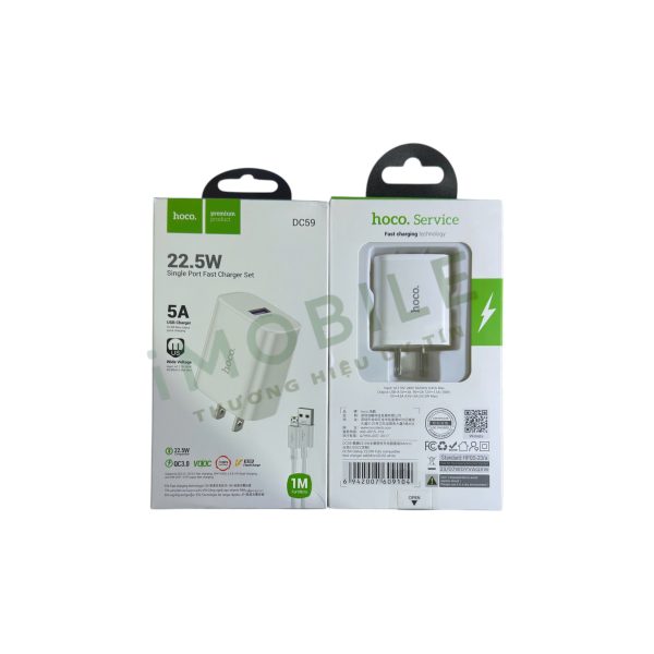 Bộ Sạc Micro Hoco DC59 22.5W