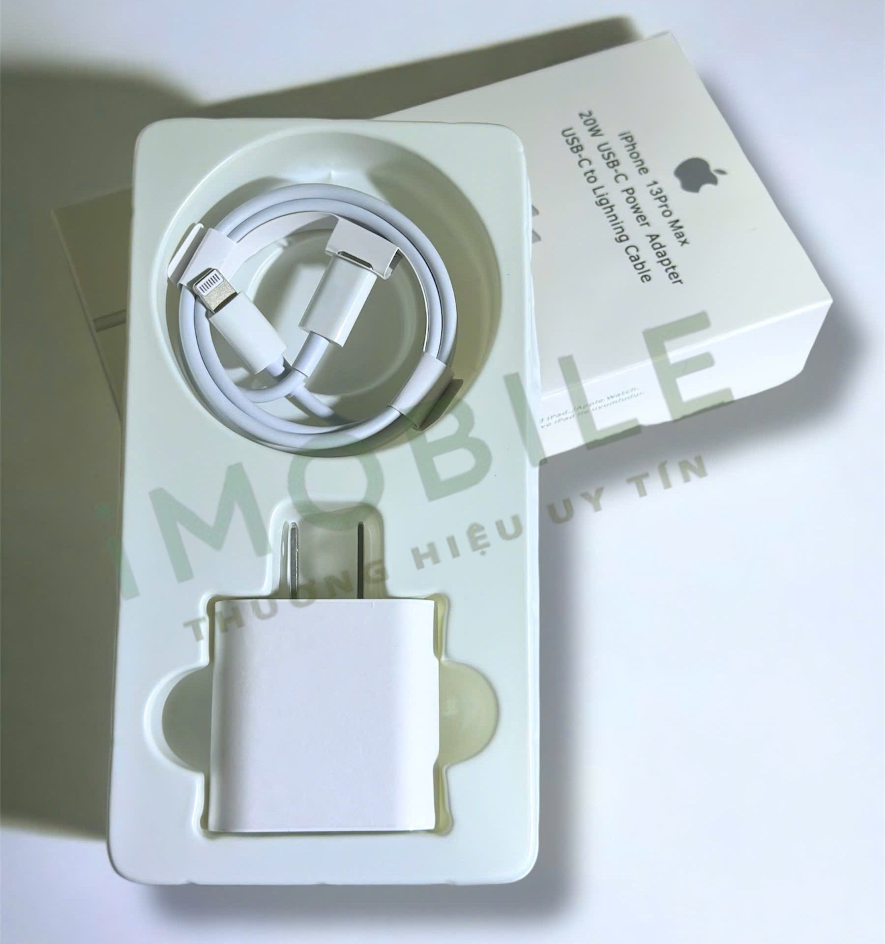 Bộ Sạc iPhone 13 Pro Max USB-C to Lightning 20W Bộ Sạc iPhone 13 Pro Max USB-C to Lightning 20W