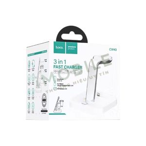 Đế Sạc Không Dây Hoco CW43 3 Trong 1