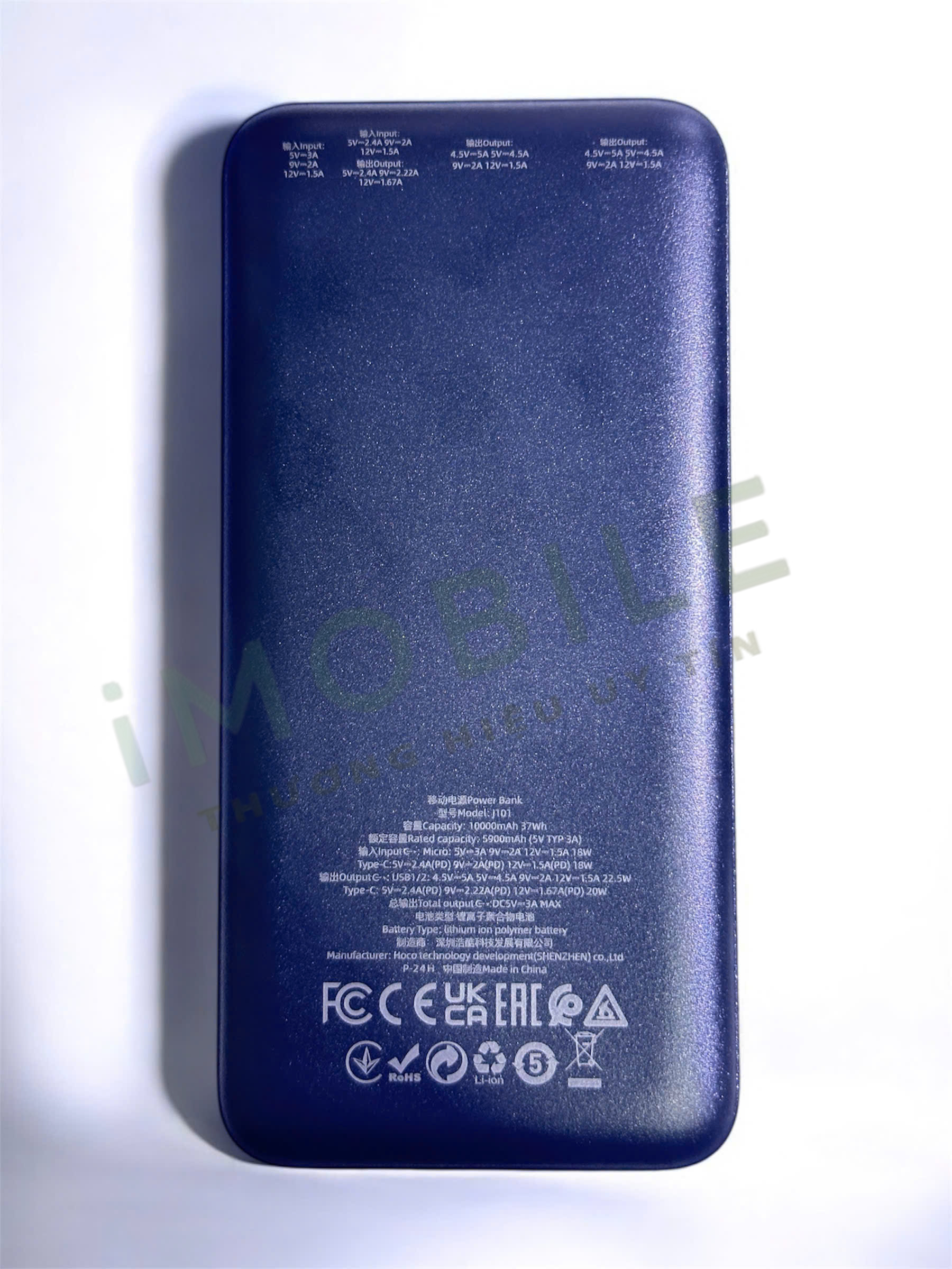 Sạc dự phòng Hoco J101 dung lượng 10000mAh