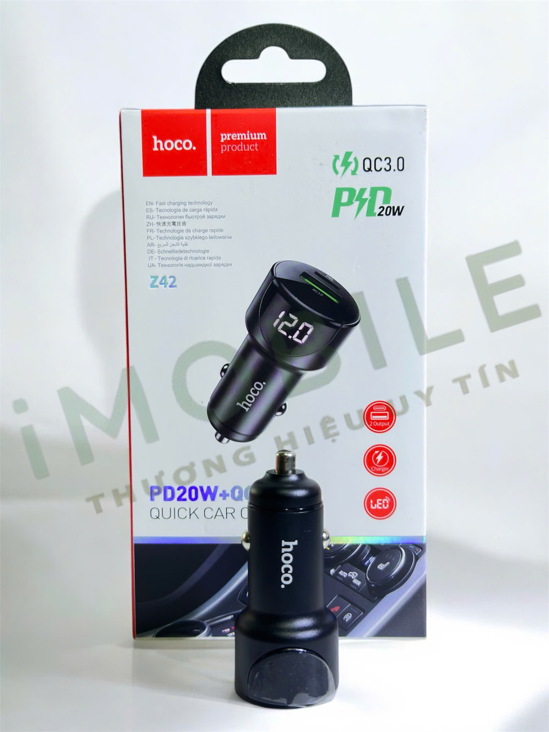 Tẩu Sạc Ô Tô Hoco Z42